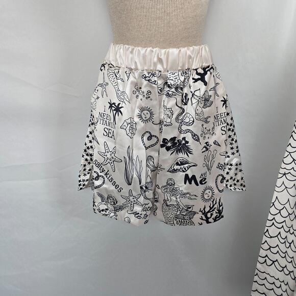 Unbranded Pajama Set Women's L I Need Vitamin Sea Long Sleeve Shirt + Shorts New - Picture 6 of 16